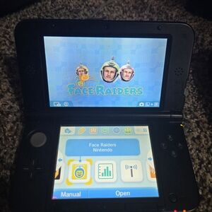Nintendo 3DS Black Handheld Console With Hard Case